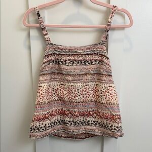 Chic Multicolor Striped Women's Tank Top